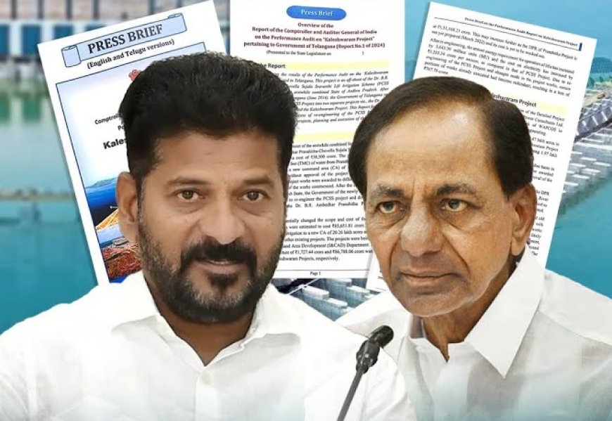 కాళేశ్వరం పనులపై  కాగ్ అక్షింతలు