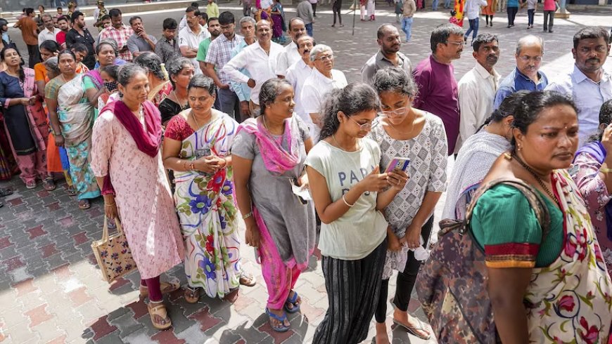 సాయంత్రం ఐదు గంటల వరకు ఓటింగ్​ శాతం 